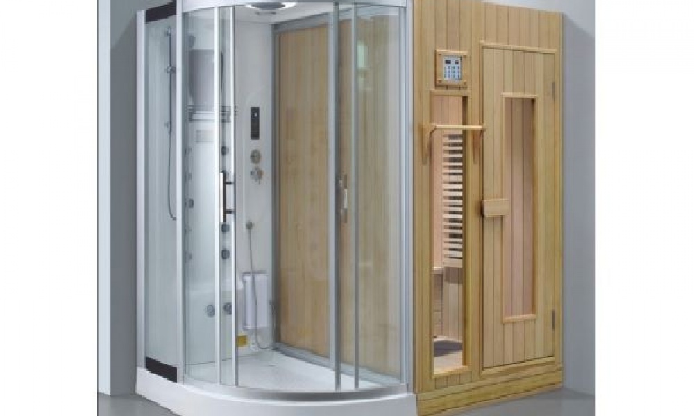 Phòng tắm xông hơi khô kết hợp ướt KADAWA KW-8882