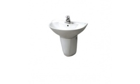 Chậu rửa Lavabo Inax  L288V + Chân lửng L288VC